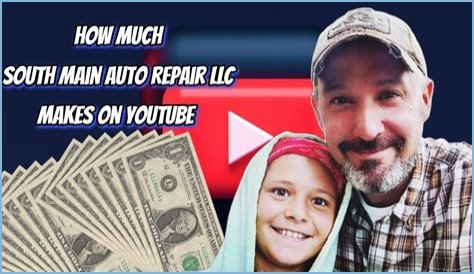 South Main Auto Repair LLC net worth, income and estimated earnings of Youtuber channel